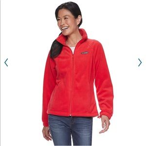 Red Columbia Fleece Zip Up
